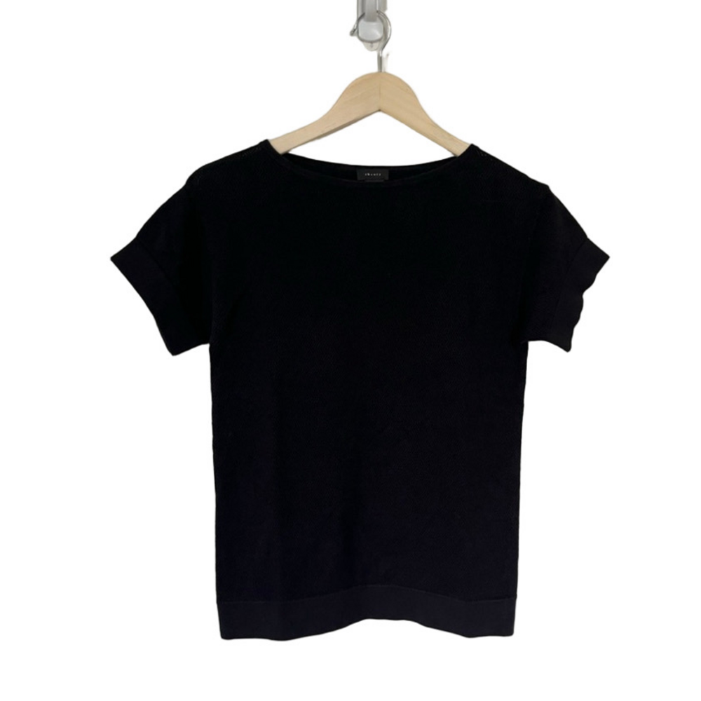 Theory Black Short Sleeve Tee